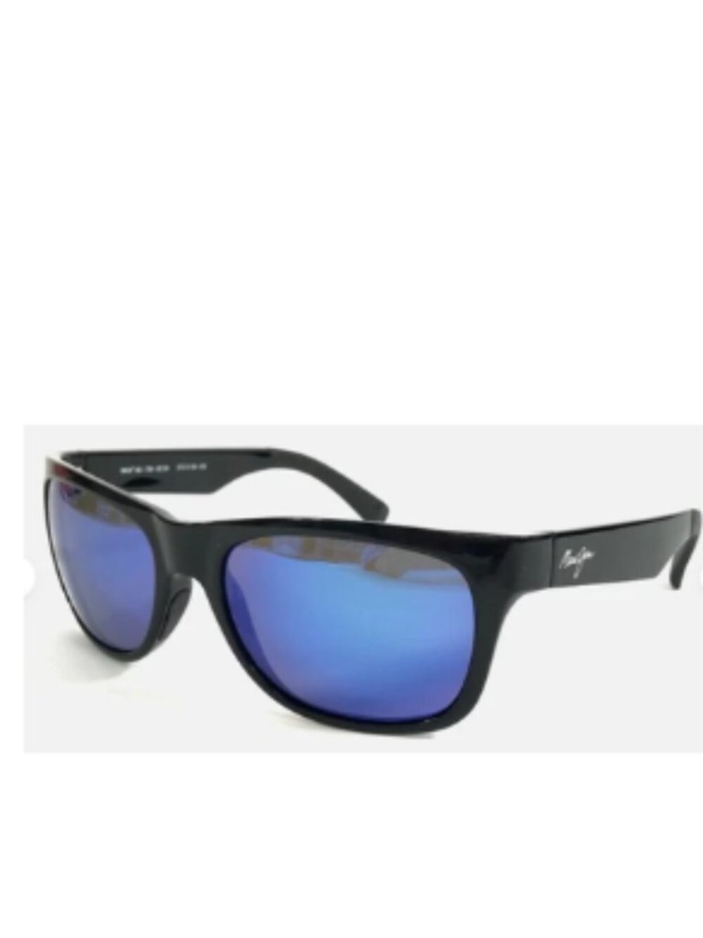 Maui Jim Sunglasses KAHI MJ-736-02 Black Gloss Canada Frames w/ Maui Blue Lenses